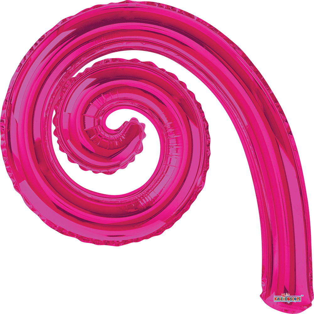 Kurly Spiral Hot Pink Gb