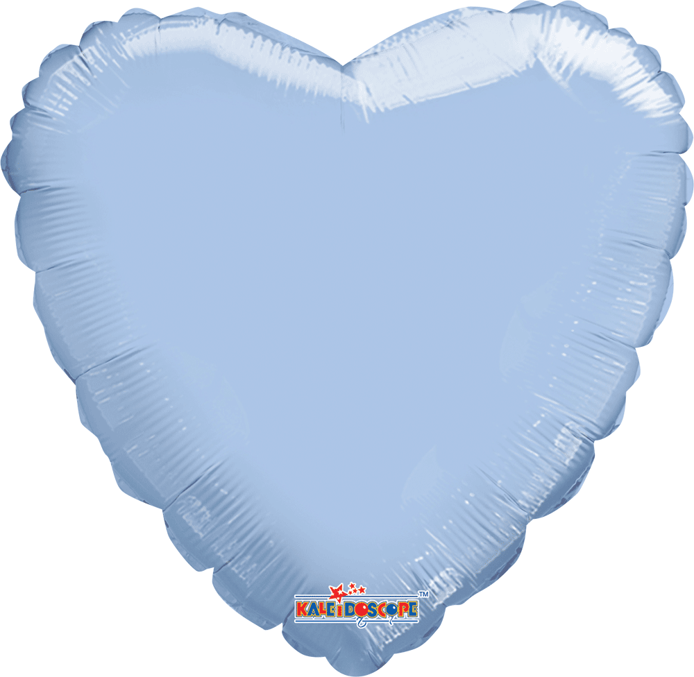 18H Gb Pr Solid Pale Blue Macaron Heart