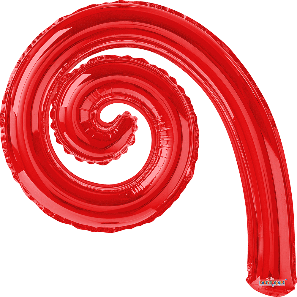Kurly Spiral Red
