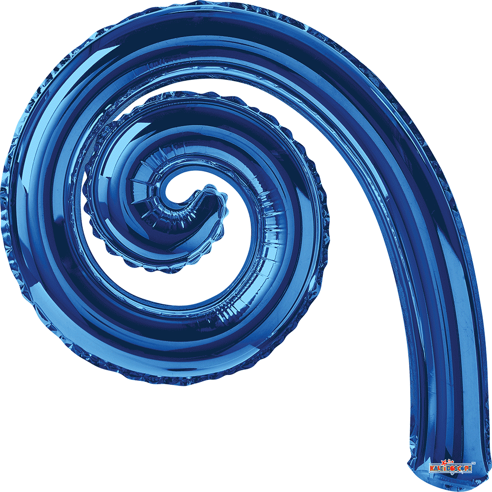 Kurly Spiral Royal Blue