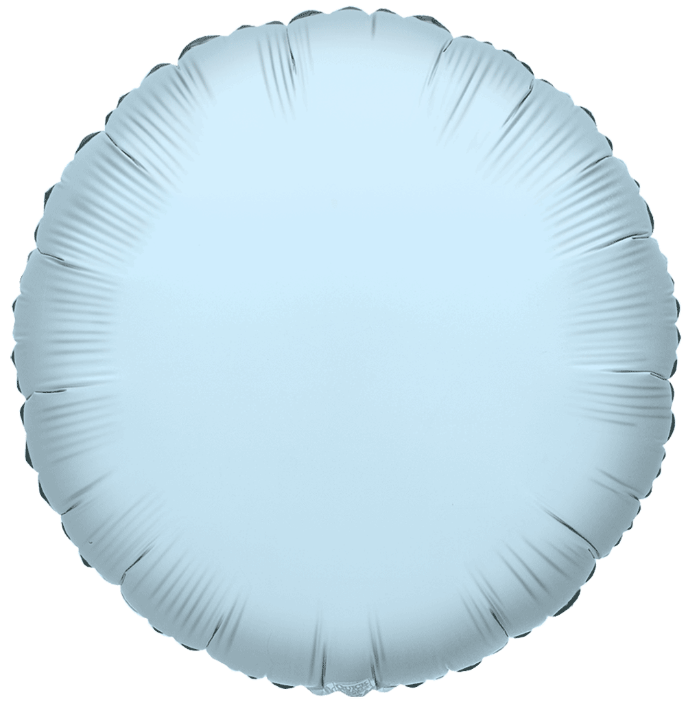 4C Azul Pastel Solido Circulo
