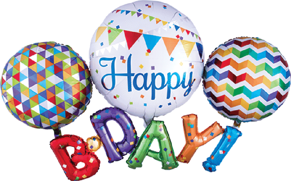 Multi Blln Happy B-D-A-Y