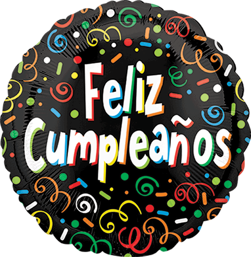 Feliz Cumpleaños Confetti Explosion