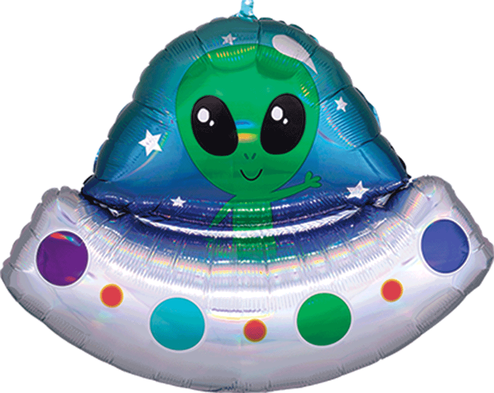 Alien Space Ship Iridescent