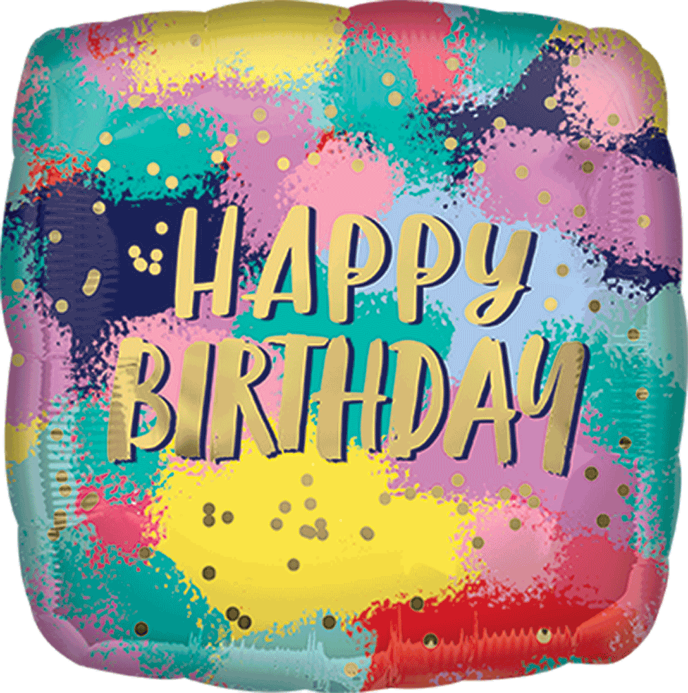 Painted Birthday Colors