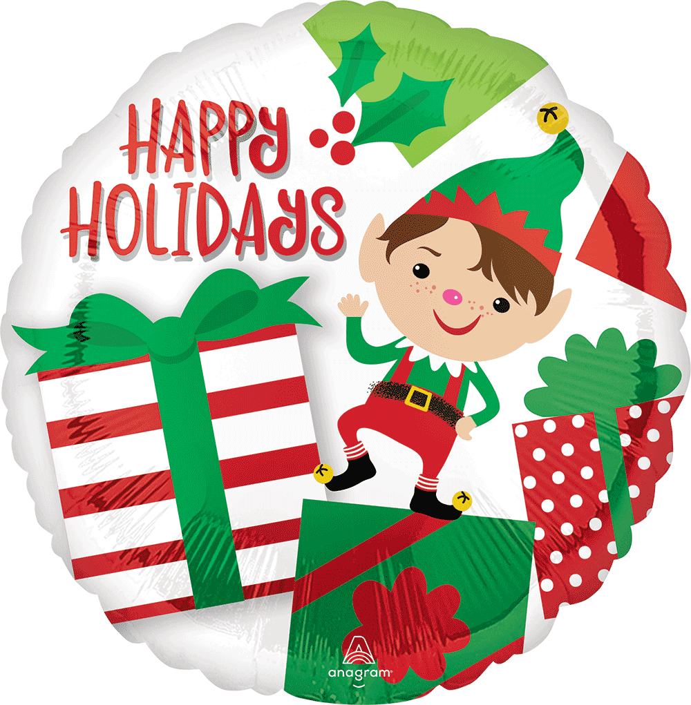 Happy Holidays Adorable Elf