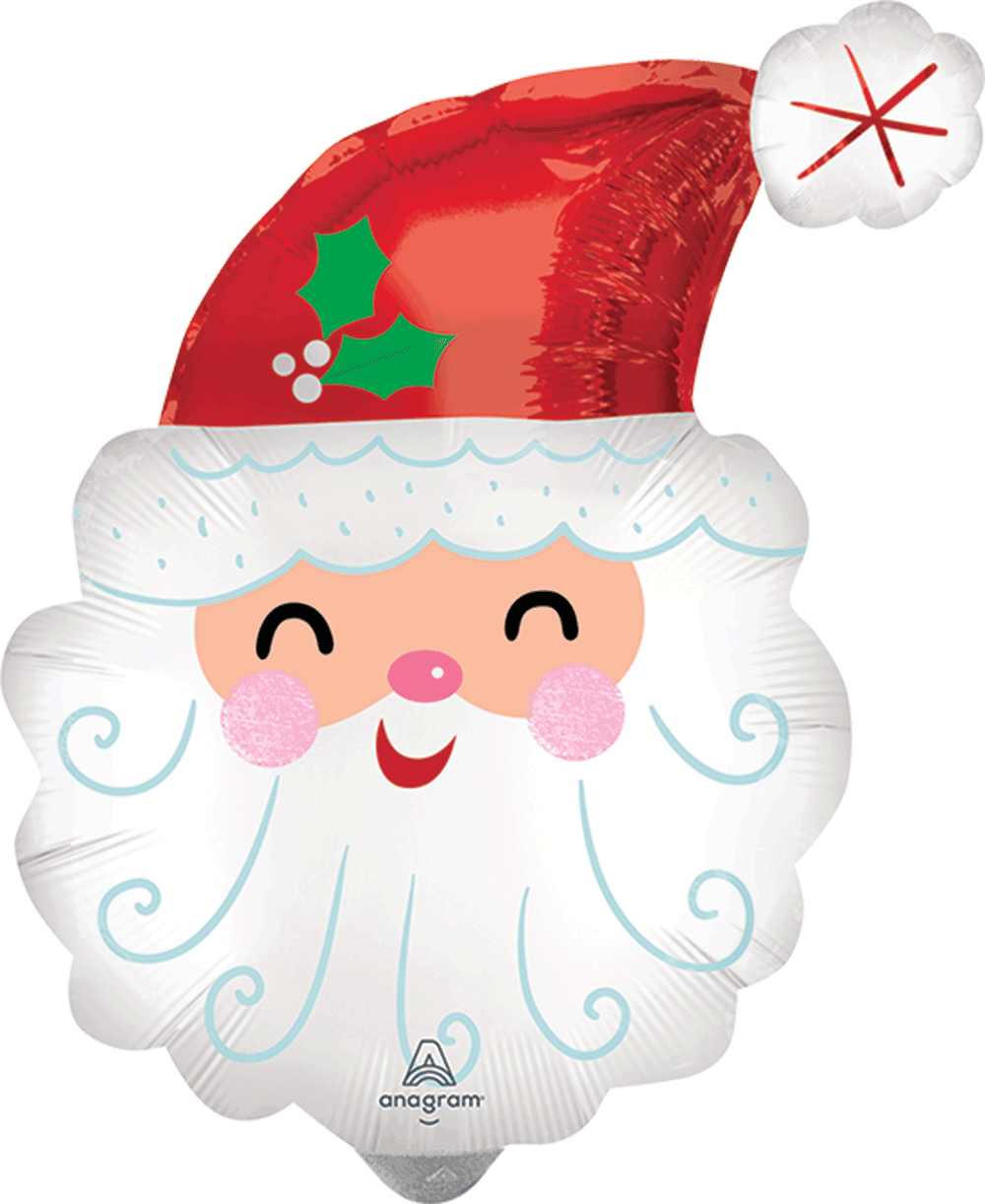 Smiley Santa Head