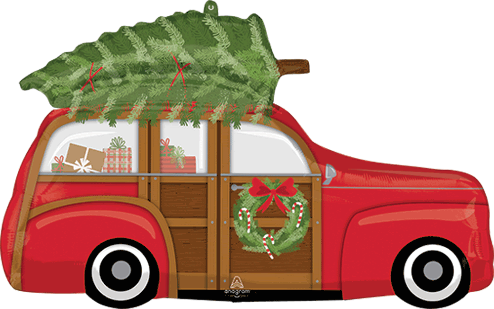 Woody Wagon With Tree
