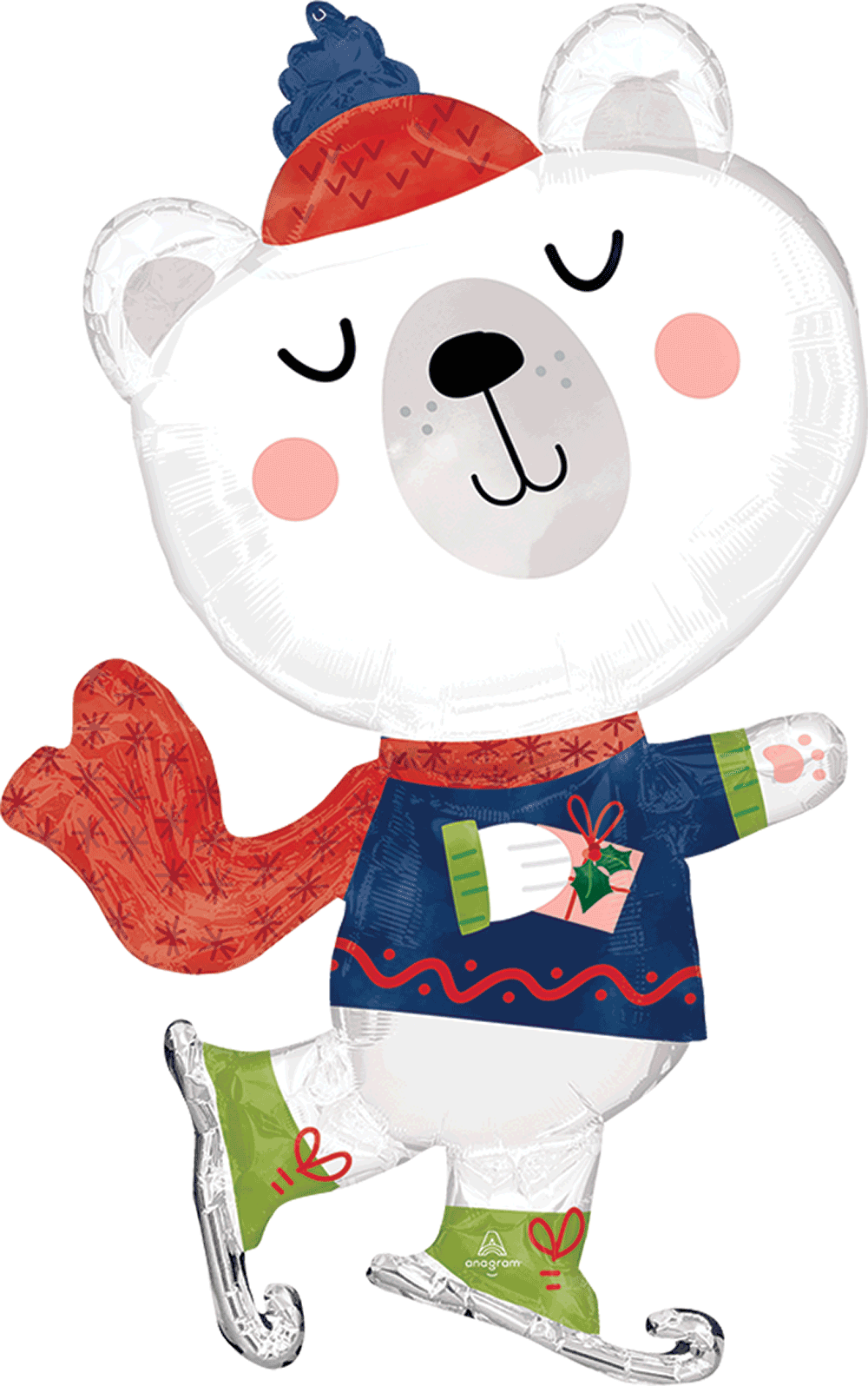 Cabincore Skating Bear