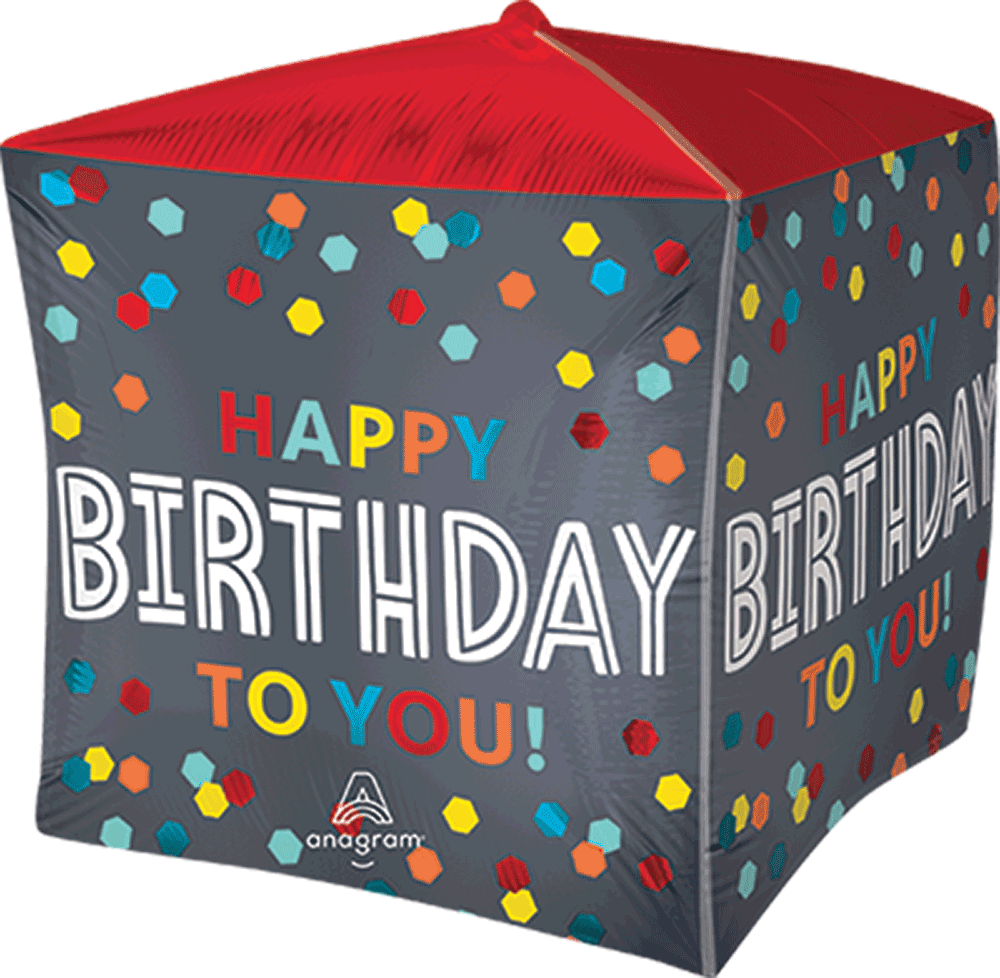 Cubez Met Satin Confetti Burst Birthday