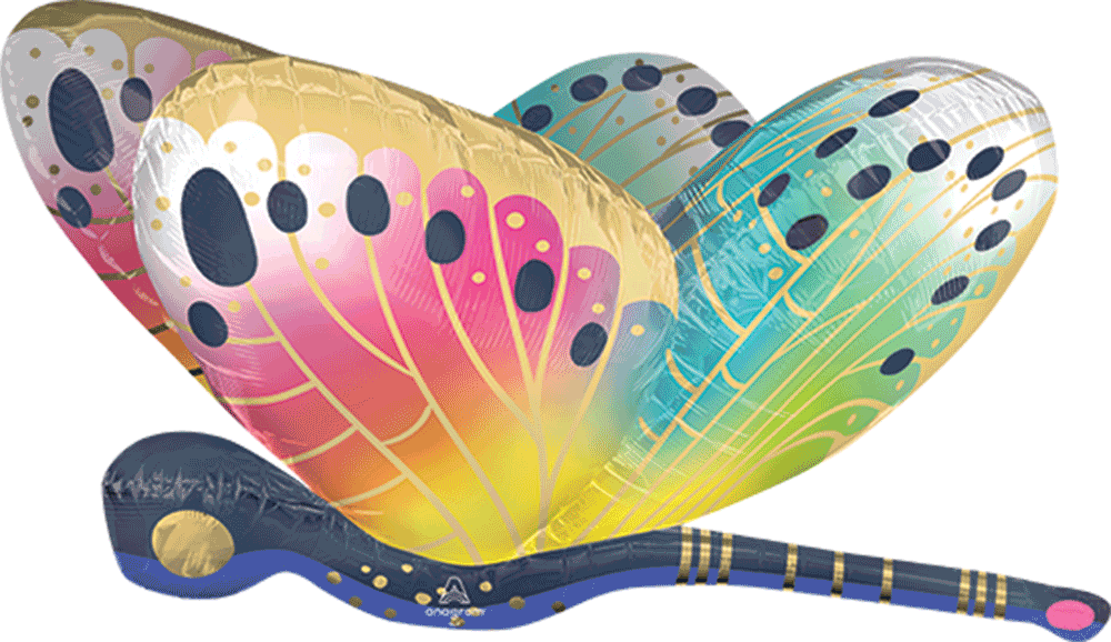 Satin Vibrant Flutters Dragonfly
