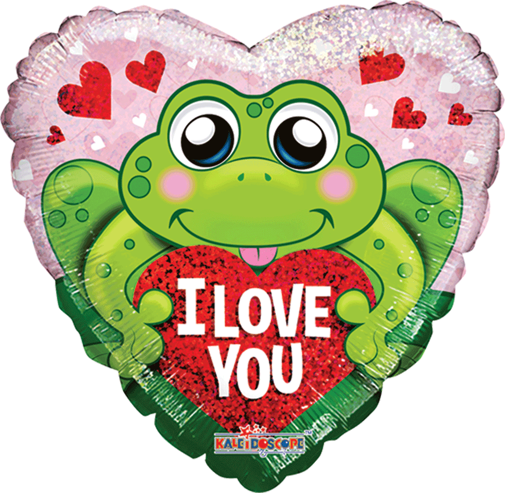 ILY Frog With Heart