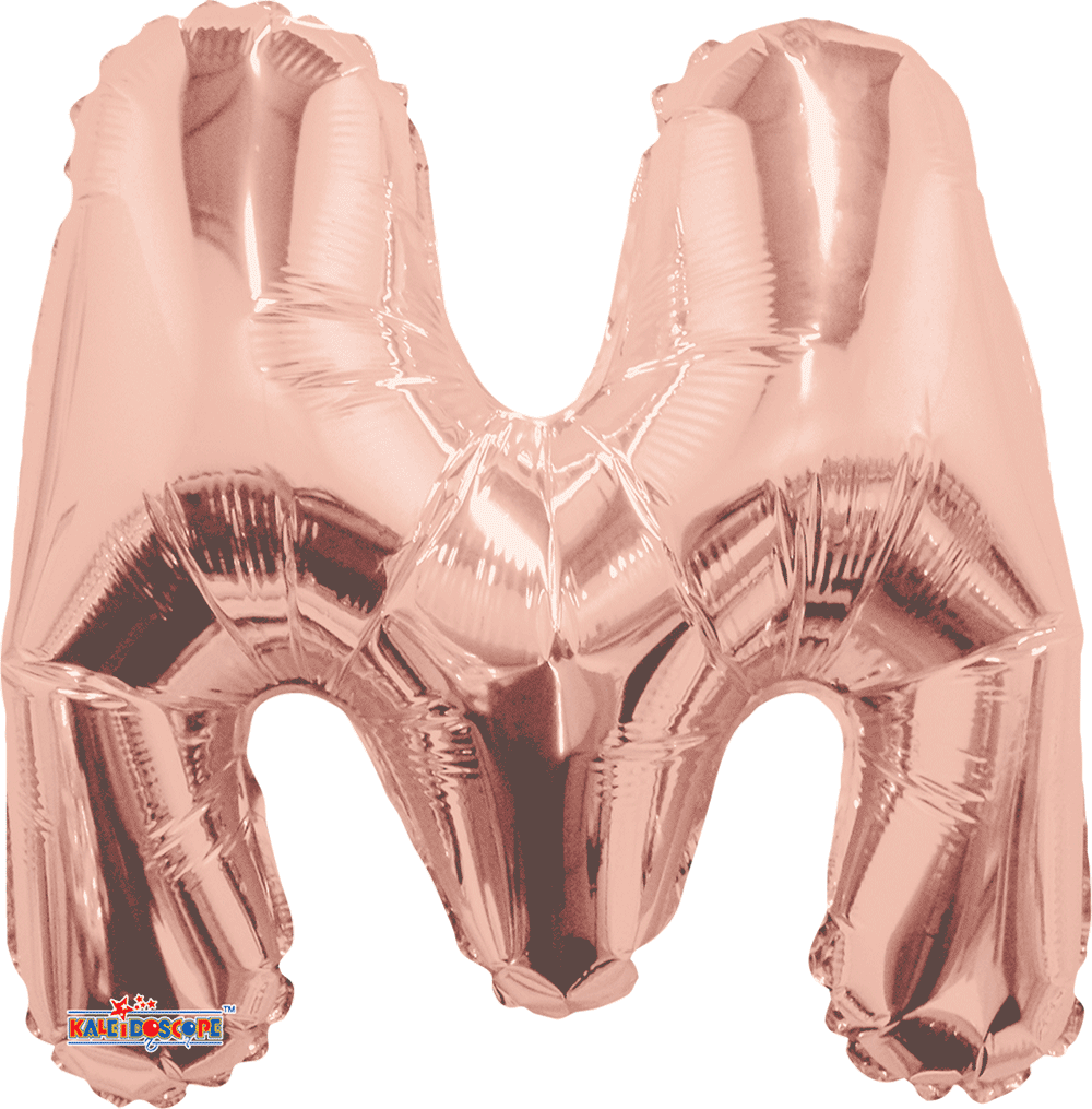 Minshp Met Letter M Rose Gold