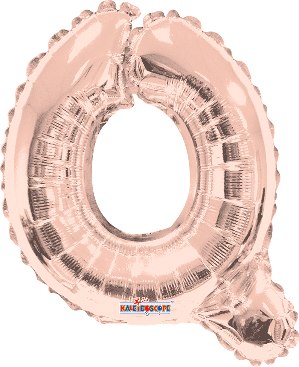 Minshp Met Letter Q Rose Gold