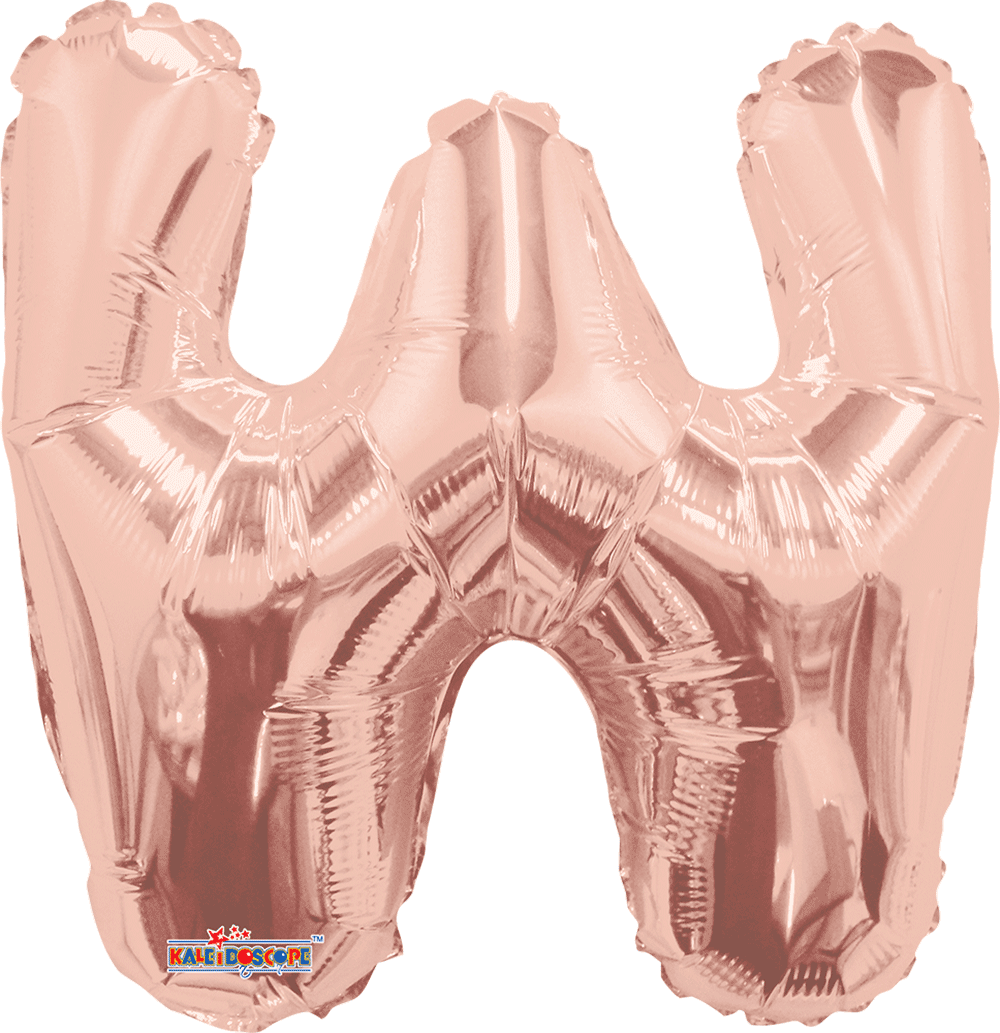 Minshp Met Letter W Rose Gold