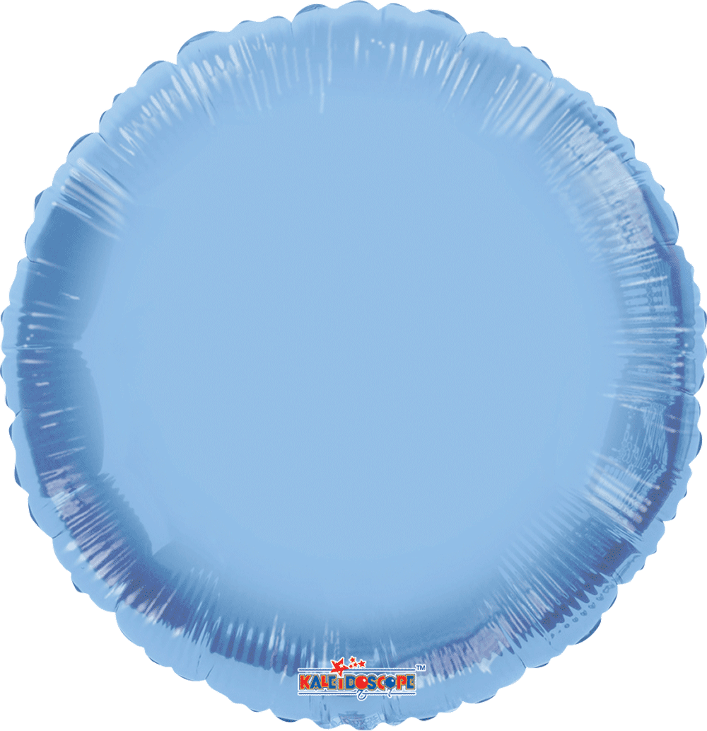 18C Gb Pr Solid Pale Blue Macaron Round