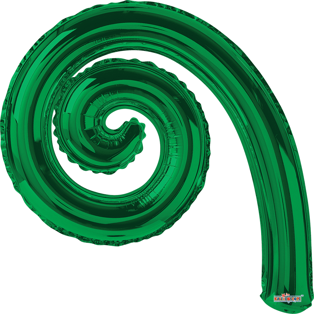 Kurly Spiral Green