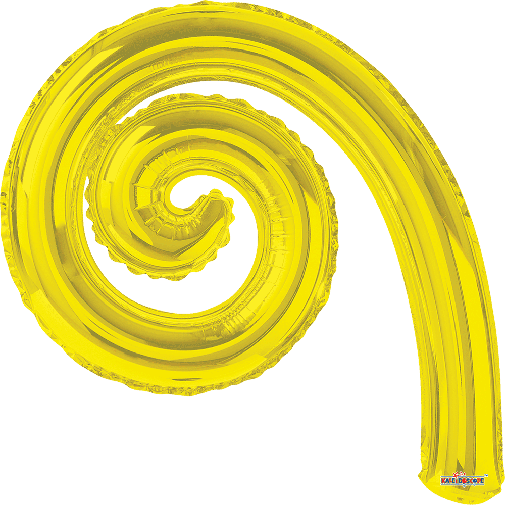 Kurly Spiral Yellow