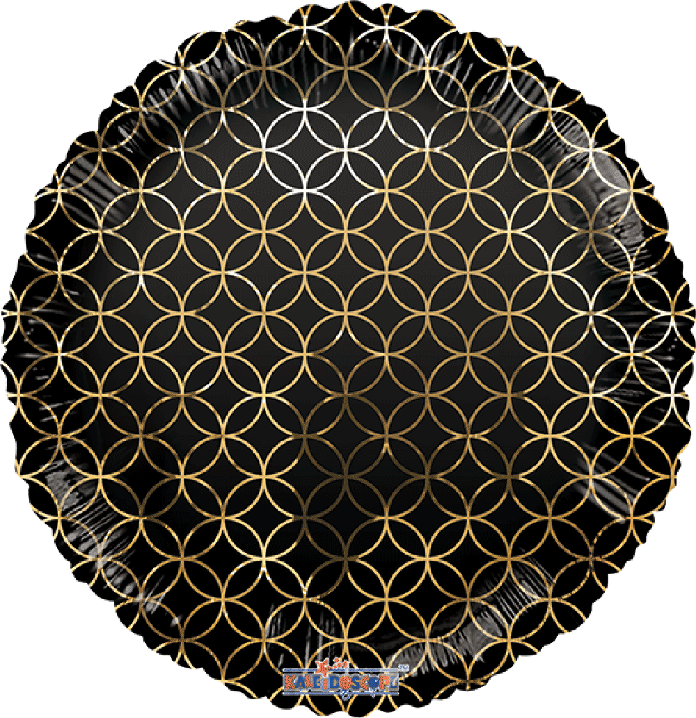 Rogd Neg Oro Geometric Deco