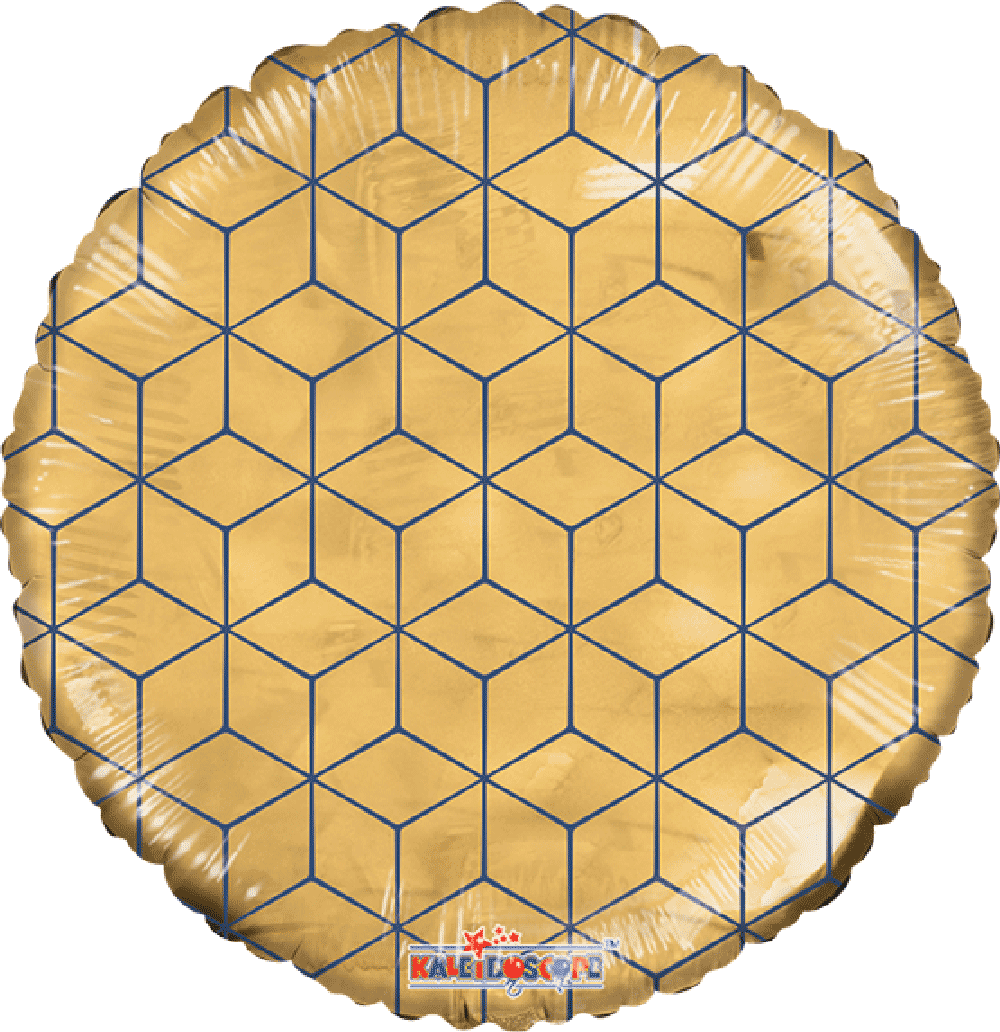 Azl Oro Plt Geometric Deco
