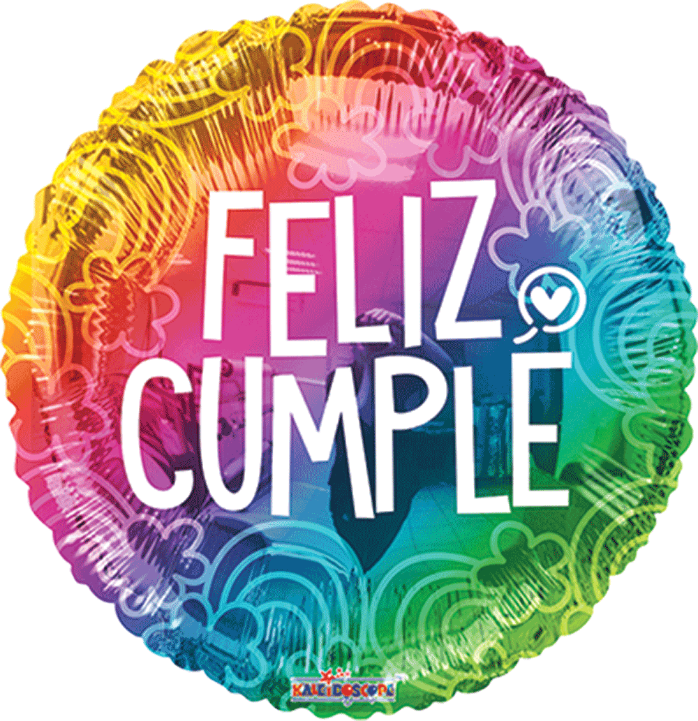 Feliz Cumple Nubes Colorido