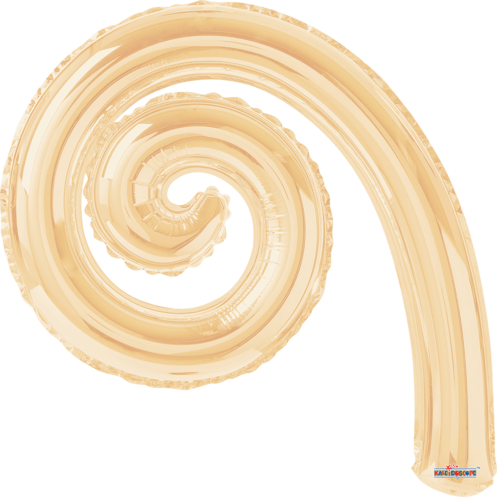 Kurly Spiral Gb Nude Solid Color