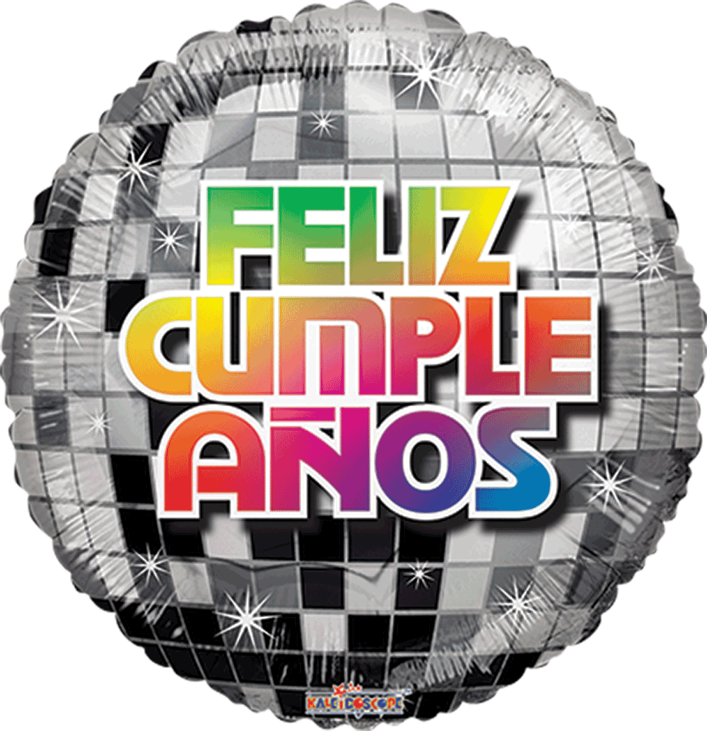 Feliz Cumple Disco Ball