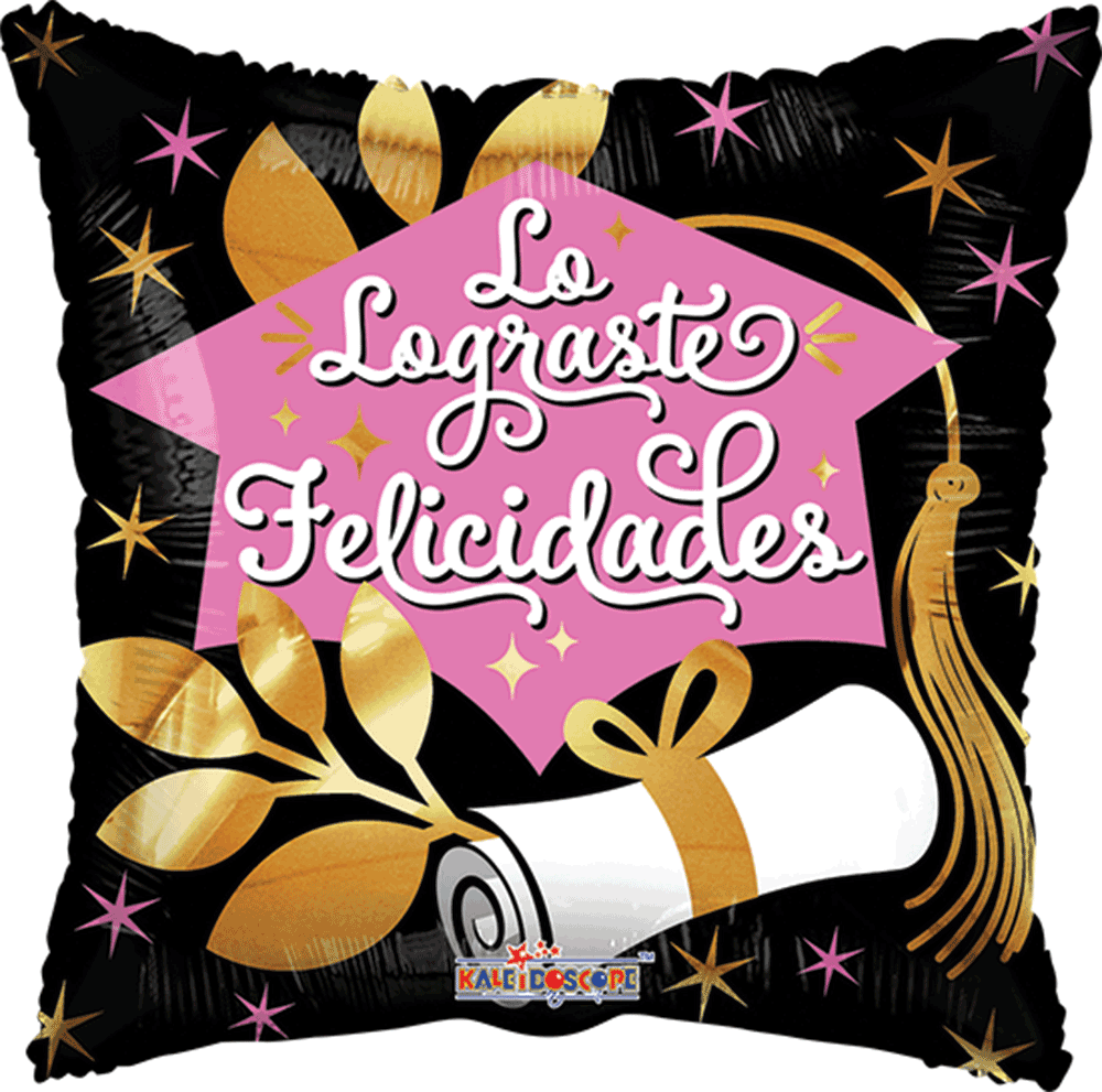 Lo Lograste Grad Cap Rosa