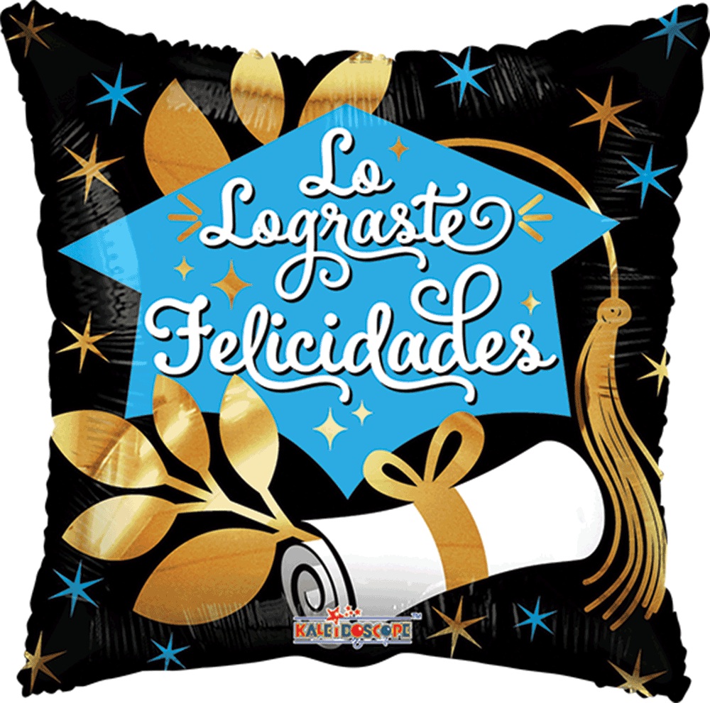 Lo Lograste Grad Cap Azul