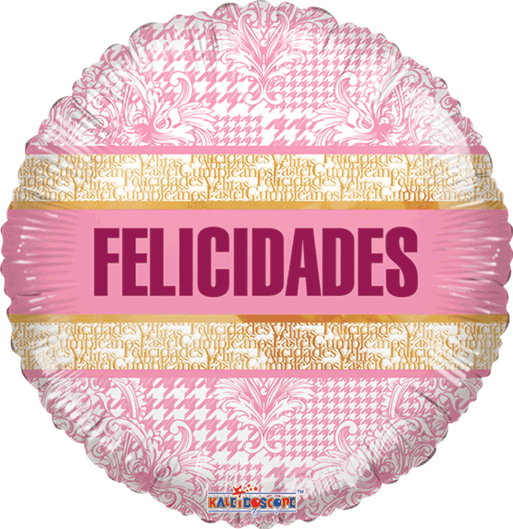 Felicidades Ornamentos Rosa