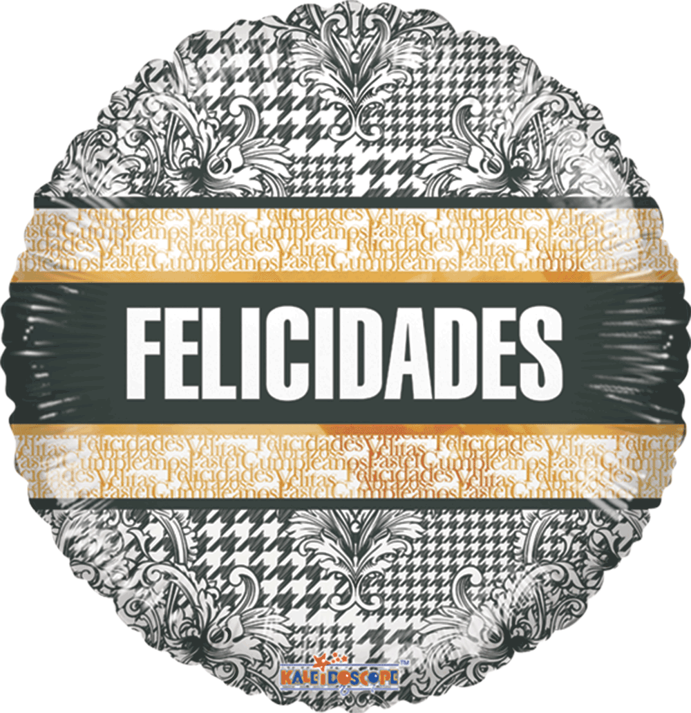 Felicidades Ornamentos Negro