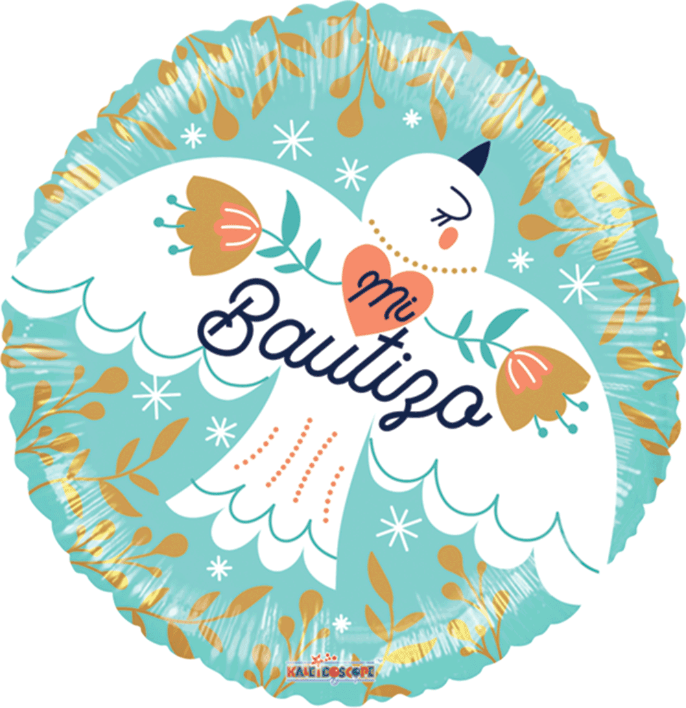 Mi Bautizo Paloma Y Flores