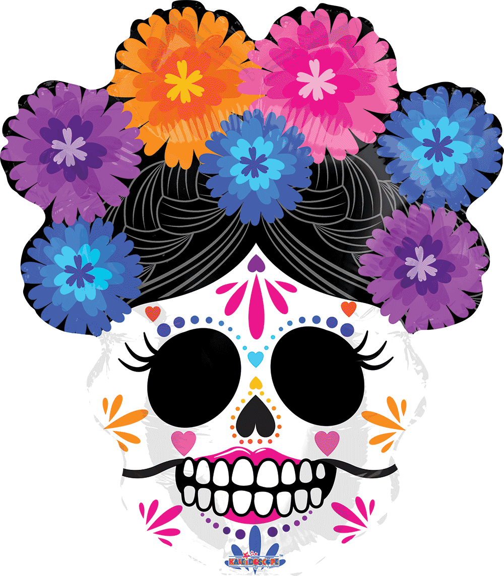 Catrina With  Flowers